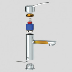 SECURITHERM EP BIOCLIP pressure-balancing basin mixer