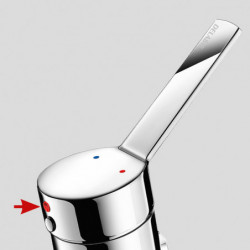 SECURITHERM EP BIOSAFE pressure-balancing basin mixer