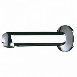 Fixed spout with plate