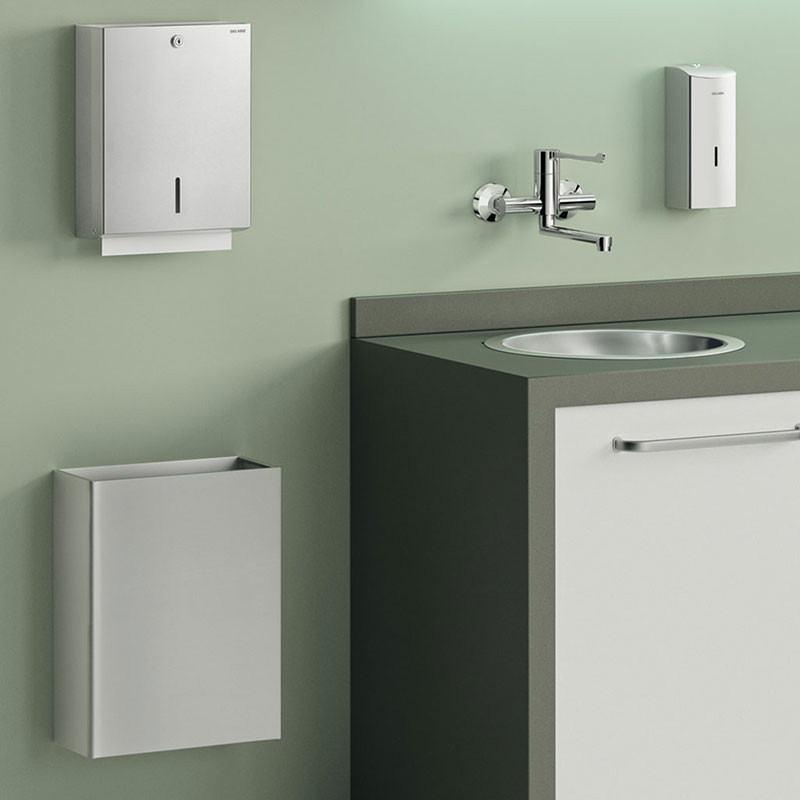 Wall-mounted liquid soap dispenser, 1 litre