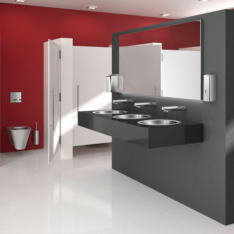 Wall-mounted electronic liquid soap dispenser, 1 litre