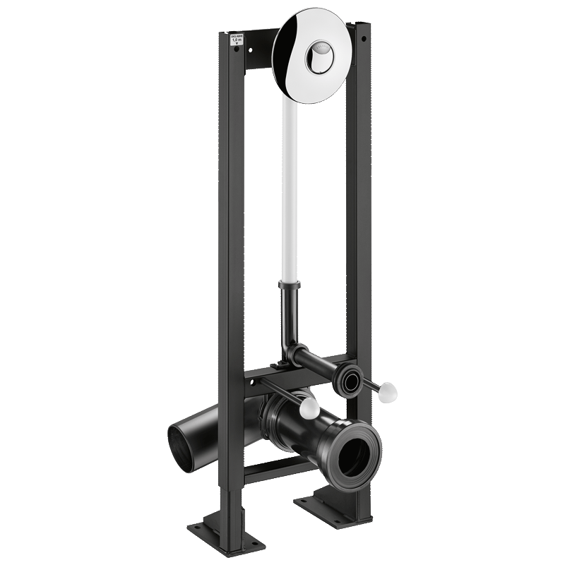 TEMPOFIX 3 self-supporting frame system with time flow WC valve