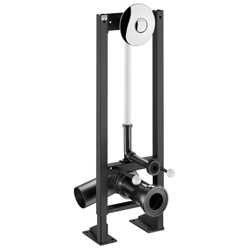 TEMPOFIX 3 self-supporting frame system with time flow WC valve