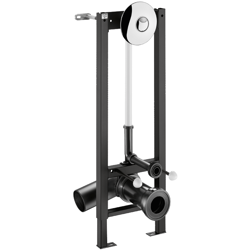TEMPOFIX 3 wall-mounted frame system with time flow WC valve