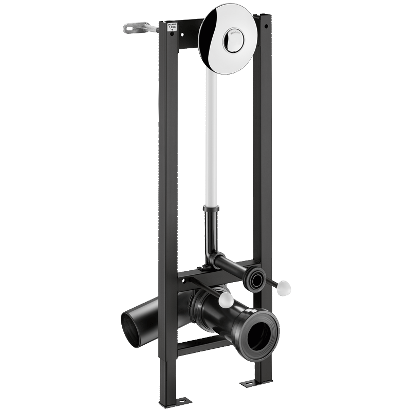 TEMPOFIX 3 wall-mounted frame system with time flow WC valve