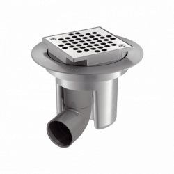 Adjustable height floor trap