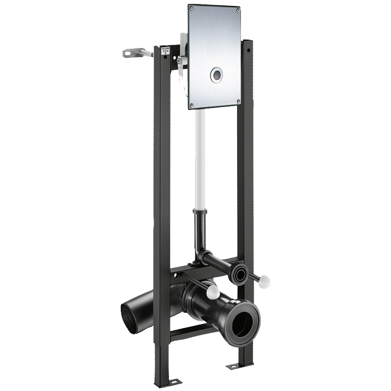 TEMPOFIX 3 wall-mounted frame system with electronic WC valve