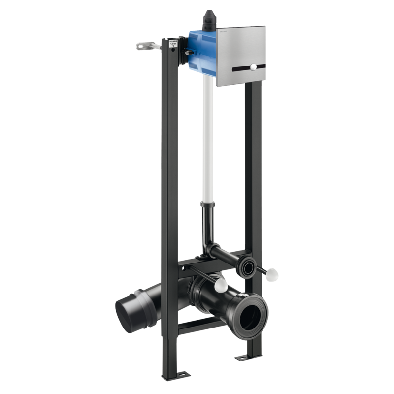 TEMPOFIX 3 wall-mounted frame system with electronic WC valve