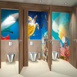 TEMPOFIX 3 self-supporting frame system with time flow WC valve