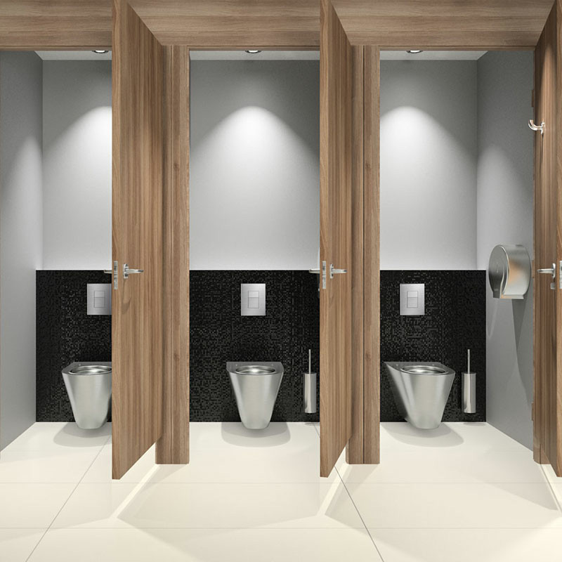 TEMPOFIX 3 self-supporting frame system with time flow WC valve