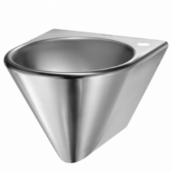 Wall-mounted BOB washbasin