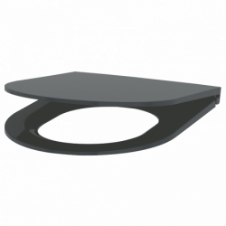 Slimline toilet seat lid