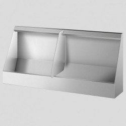 Wall-hung trough urinal