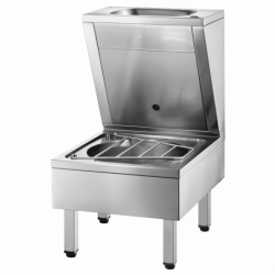 Floor-standing janitorial unit