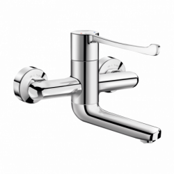 Sequential mechanical basin mixer