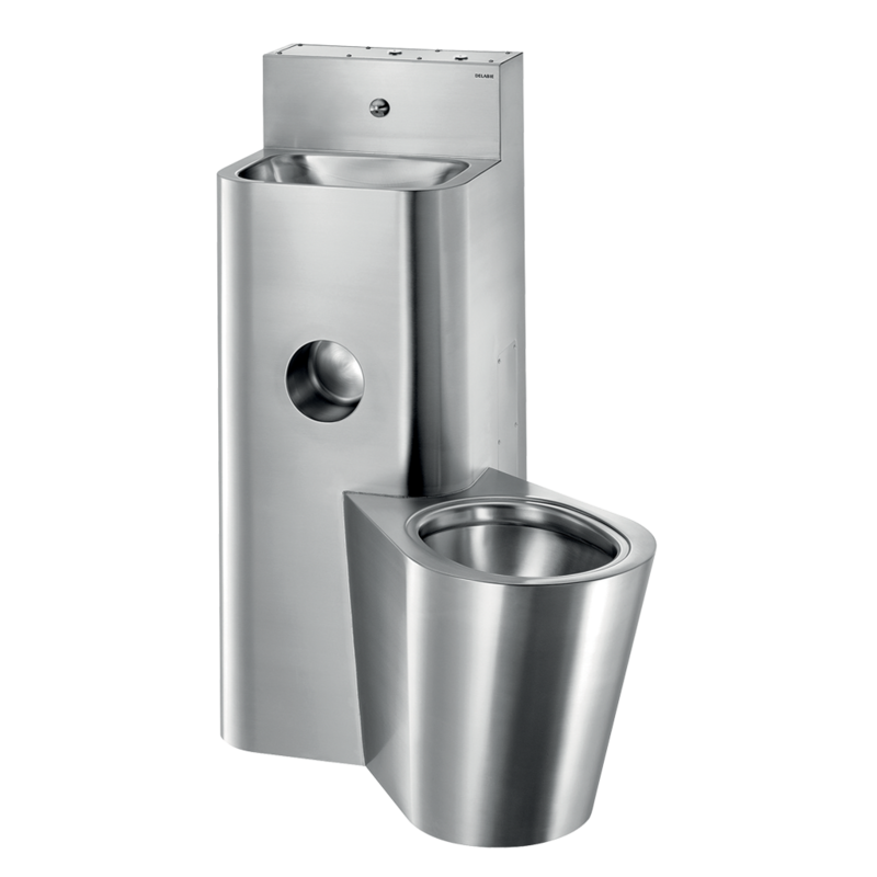 KOMPACT washbasin and floor-standing WC combination