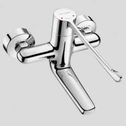 Sequential mechanical basin mixer
