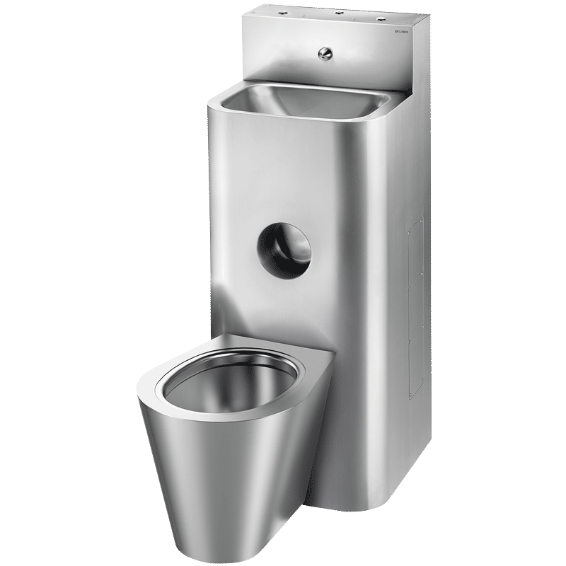 Combi KOMPACT HW/CW - washbasin and floor-standing WC pan