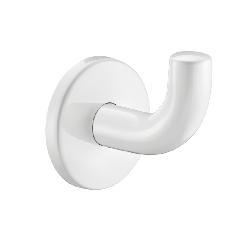 White powder-coated stainless steel, short model