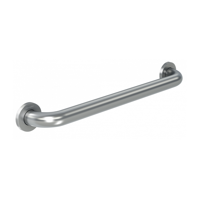 Straight bar 400mm brushed stainless steel