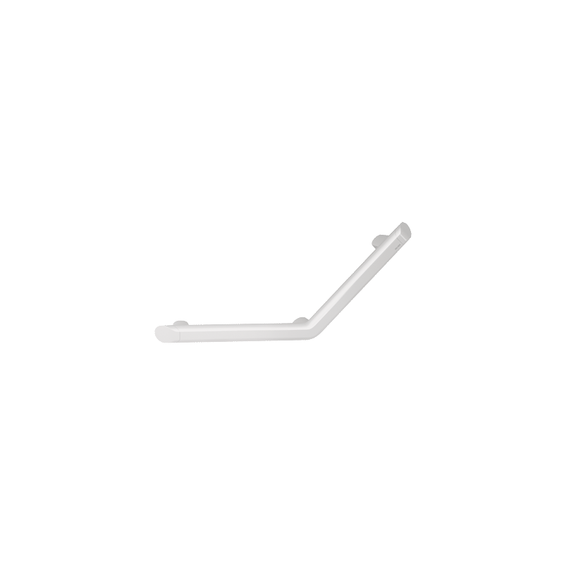 Be-line¨ matte white angled grab bar 135¡, 220 x 220mm
