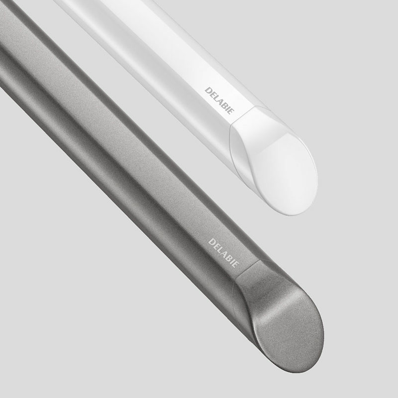 Be-Line¨ matt white straight grab bar ¯ 35mm, L. 400mm