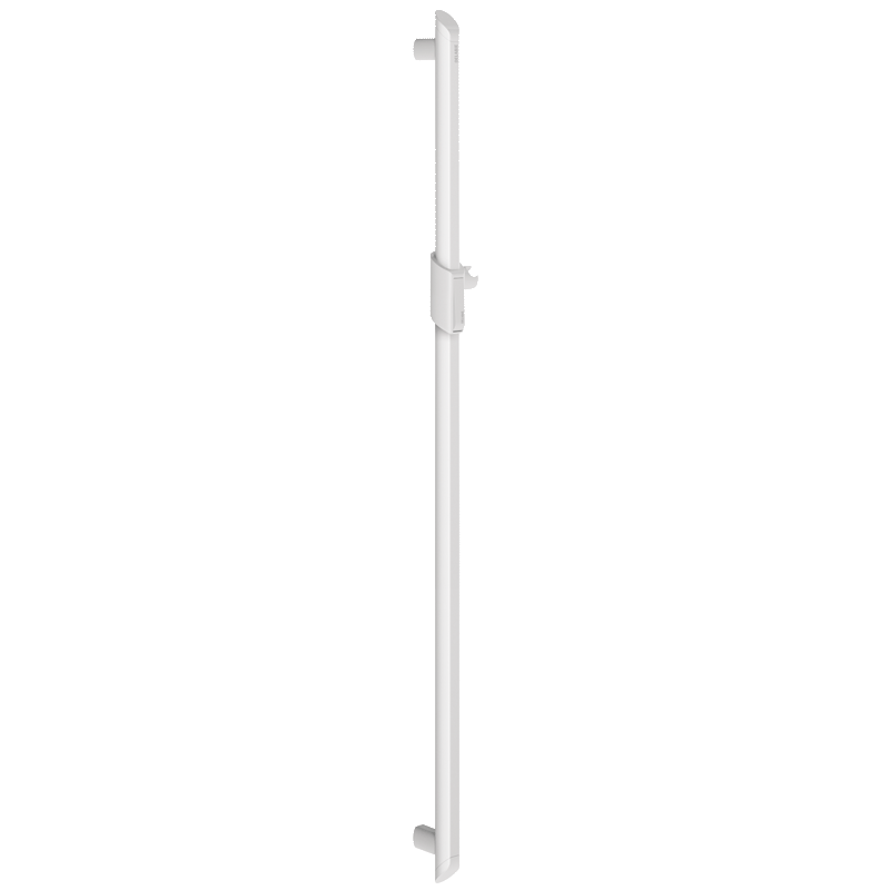 Be-line¨ white shower grab bar with sliding shower head holder