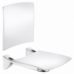 Lift-up Comfort shower seat with backrest