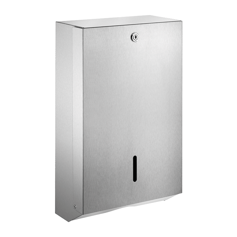 Wall-mounted paper towel dispenser, for 750 sheets