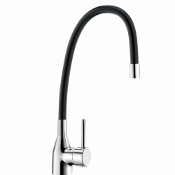Single hole deck-mounted mixer