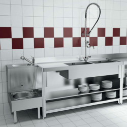 Pre-rinse set with mixer