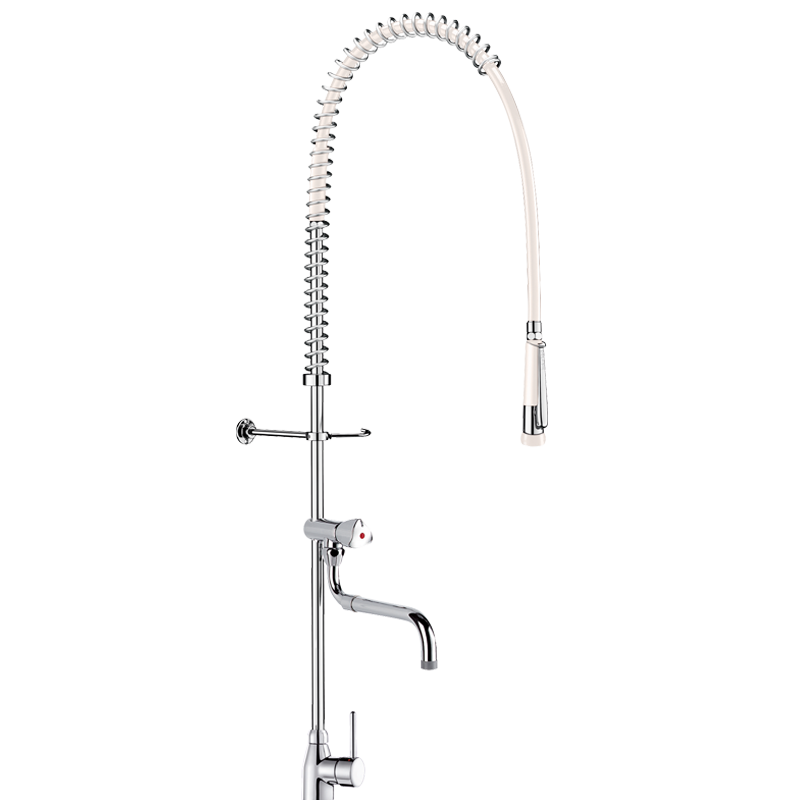 Pre-rinse set with mixer