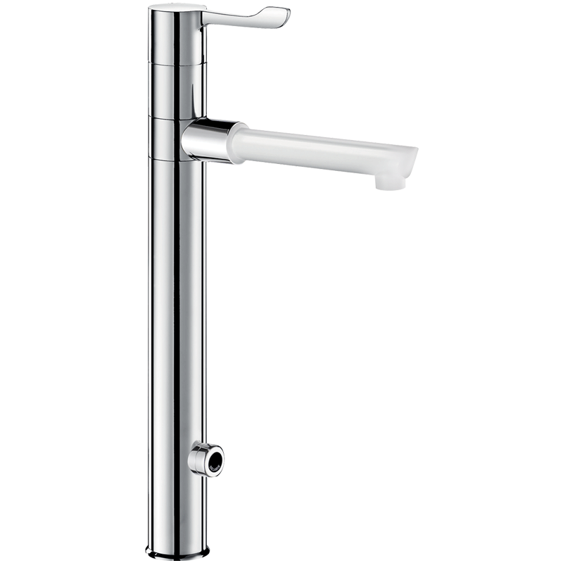 Electronic sink mixer with BIOCLIP removable spout