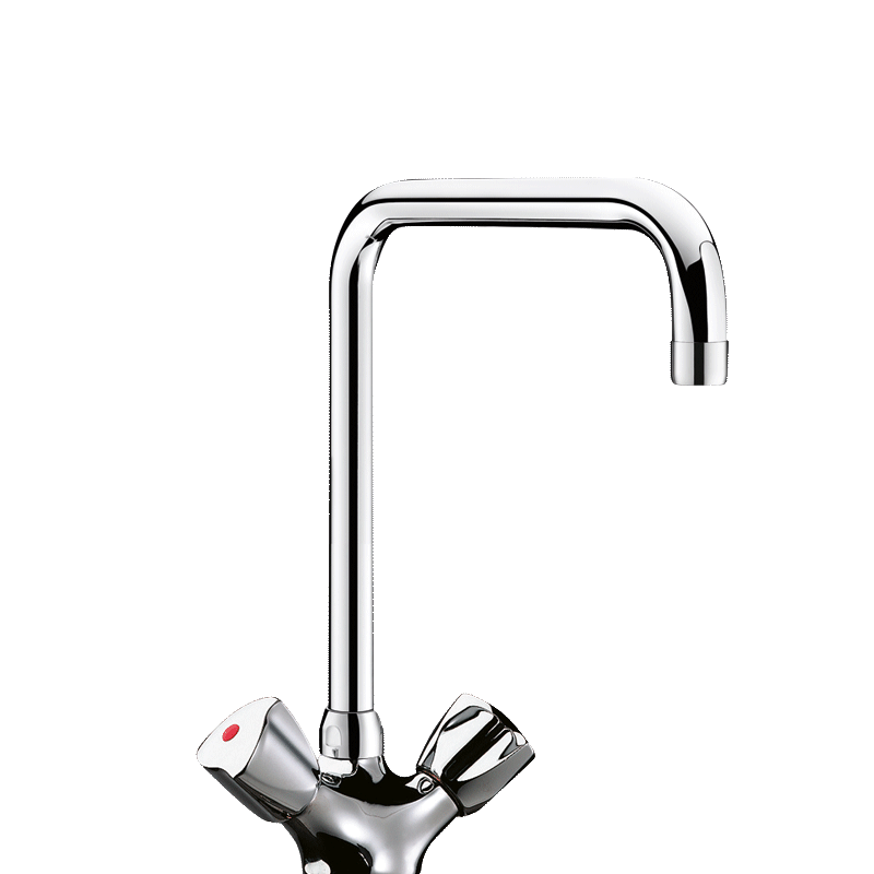 Deck-mounted single hole mixer - 45 lpm