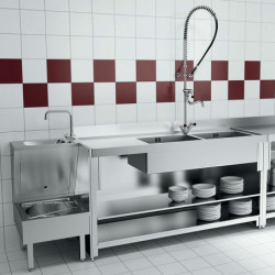 Deck-mounted single hole mixer - 45 lpm