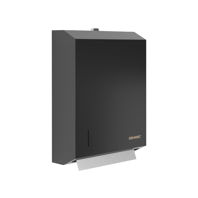 Paper towel dispenser large size 304 stainless steel matt black
