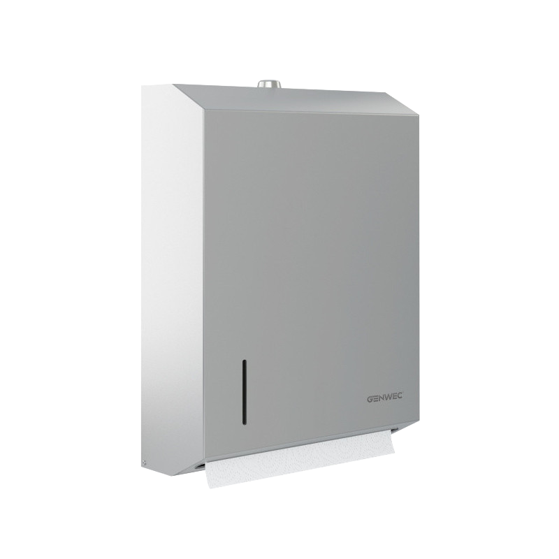 Paper towel dispenser large size 304 stainless steel brushed