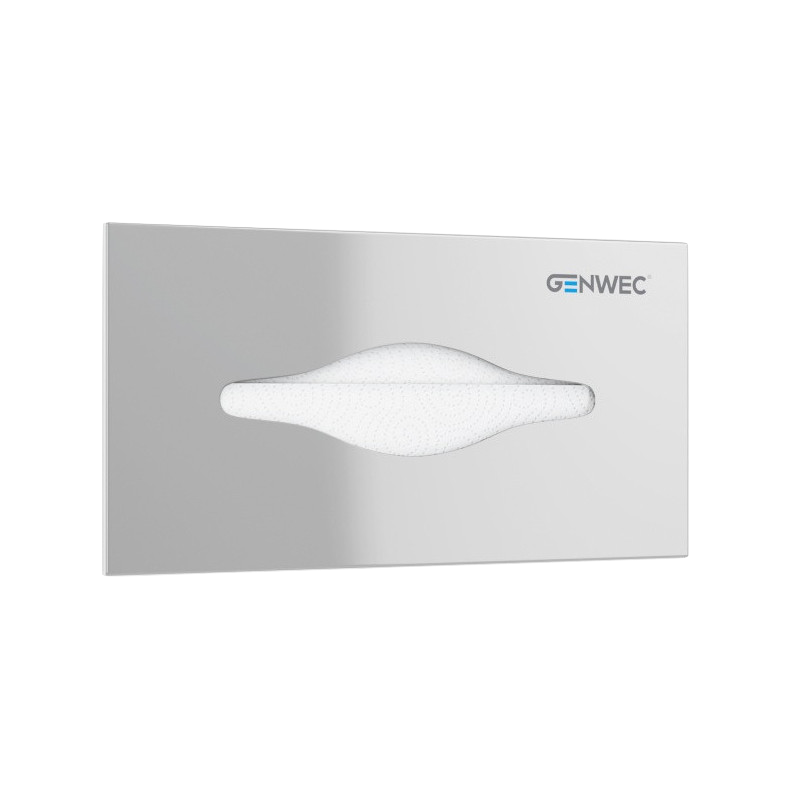 Recessed tissue dispenser 304 stainless steel polished