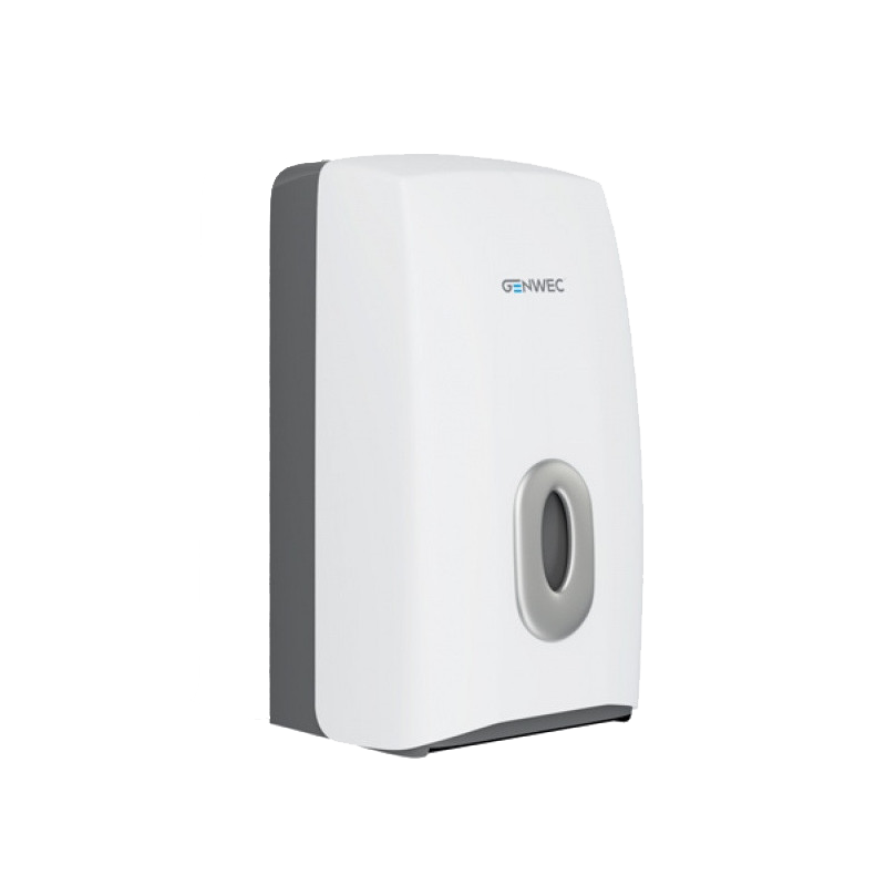 2 roll/tissue dispenser ABS white