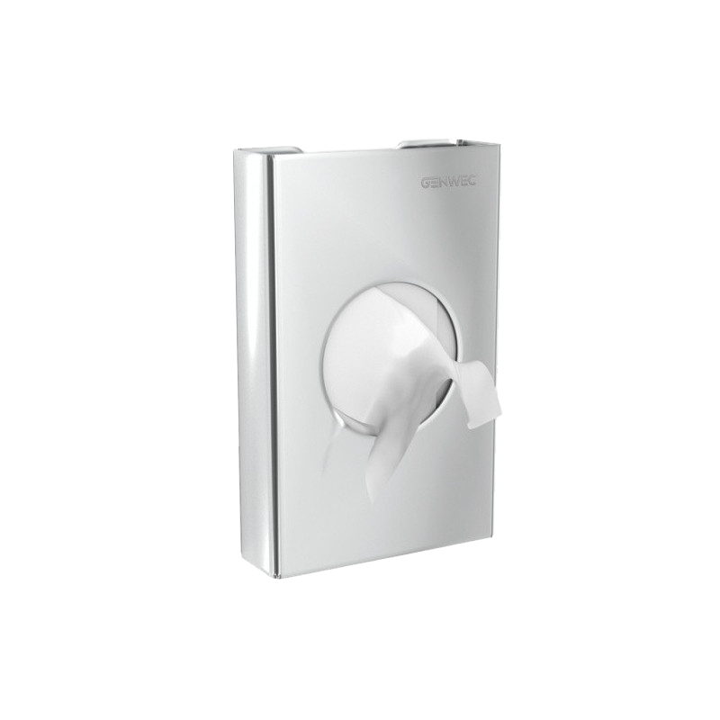 Sanitary bag dispenser polished