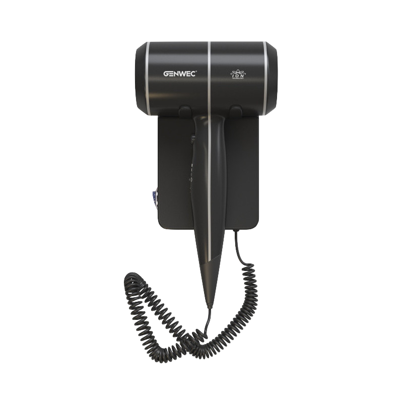 Ionic hair dryer "BISE" black 1800W