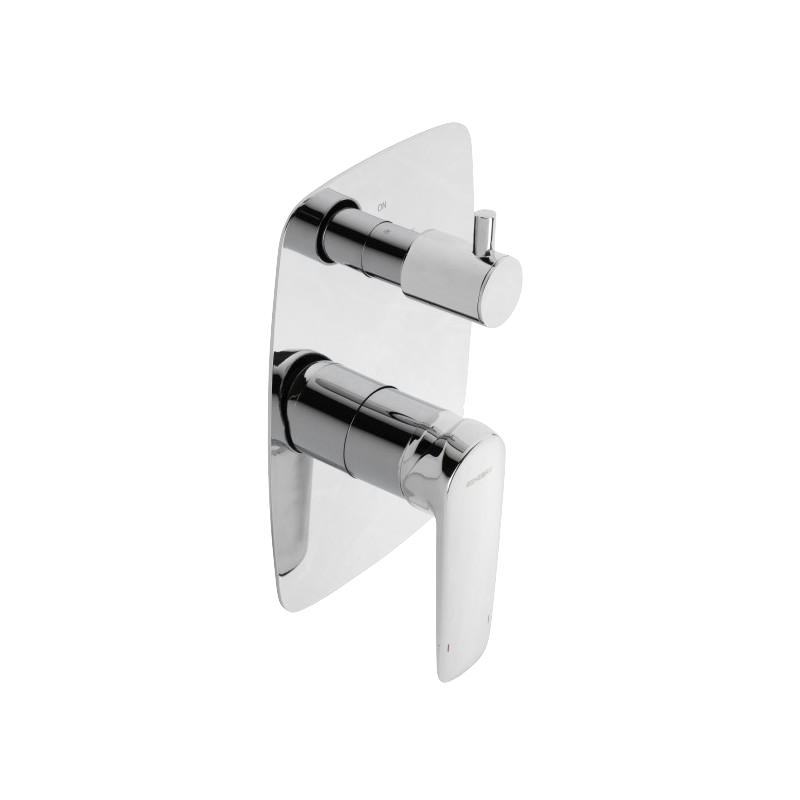 Kode Built-in single lever mixer with 2 way ceramic diverter