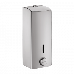 Wall-mounted liquid soap...