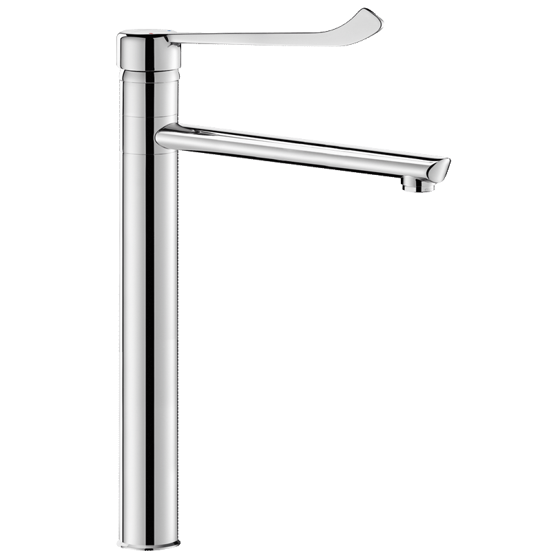 Mechanical mixer for sinks or troughs