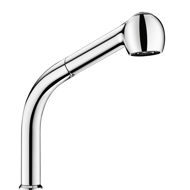 Swivelling column with retracting hand spray H. 200mm