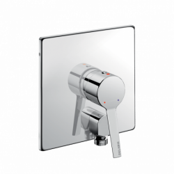 Recessed mechanical shower...