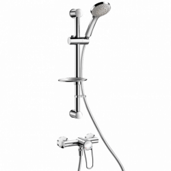 Shower riser rail with...