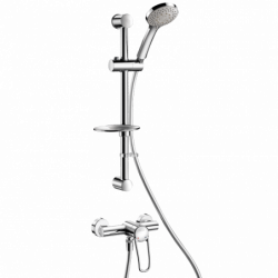 Shower riser rail with...