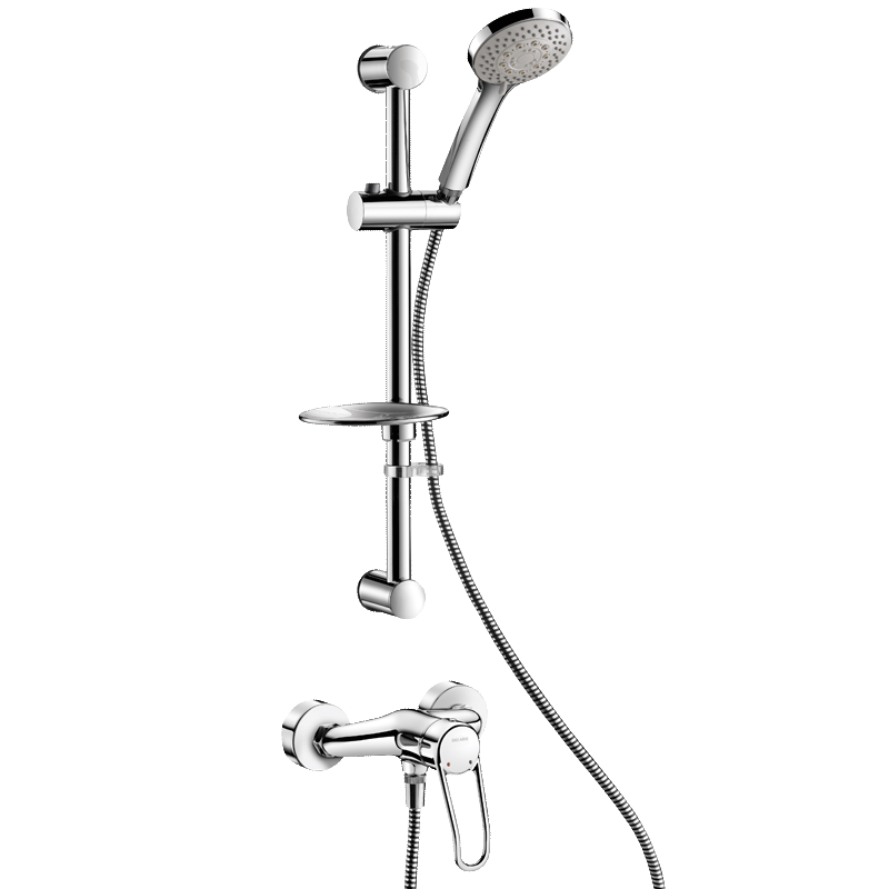 Shower kit with mechanical mixer