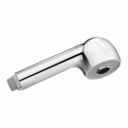 Chrome-plated shower head...